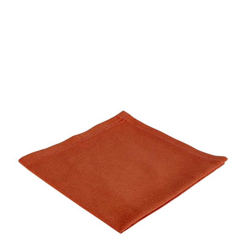 Servilleta de mesa Marjorie terracota 50 x 50 cm ignífuga M1