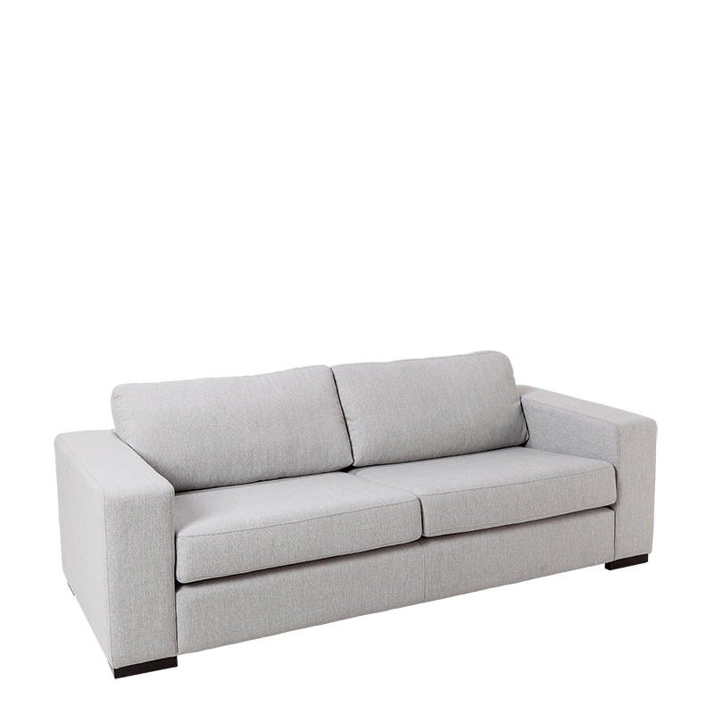 Sofá Loft gris 80 x 196 cm Alt. 73 cm