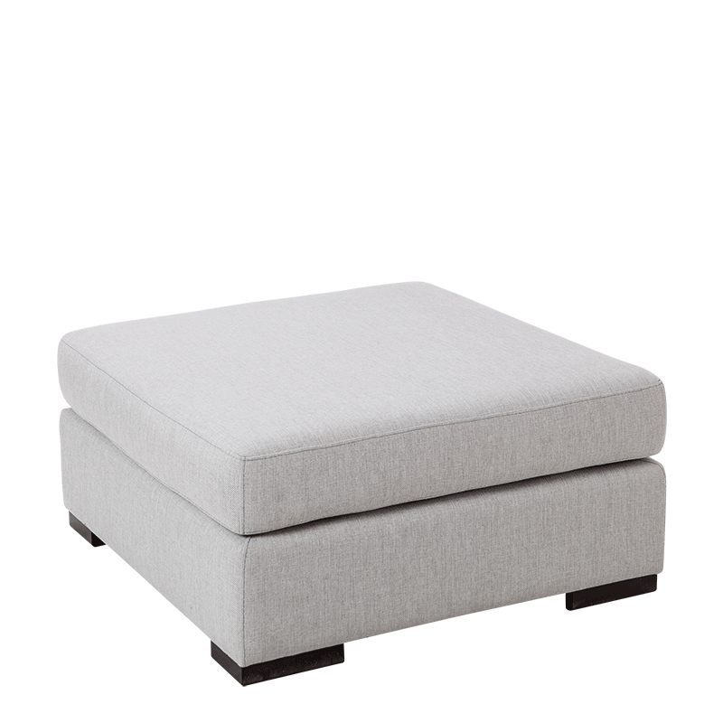Puf Loft gris 80 x 80 cm Alt. 40 cm