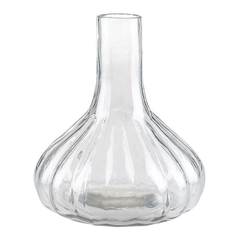 Pequeño recipiente en cristal blanco vintage