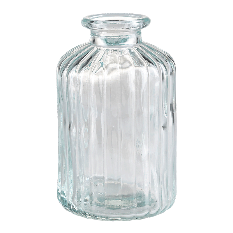 Pequeño recipiente en cristal blanco vintage