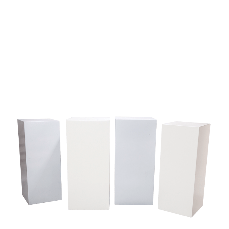 Mesa cóctel alta Cubo negro y blanco