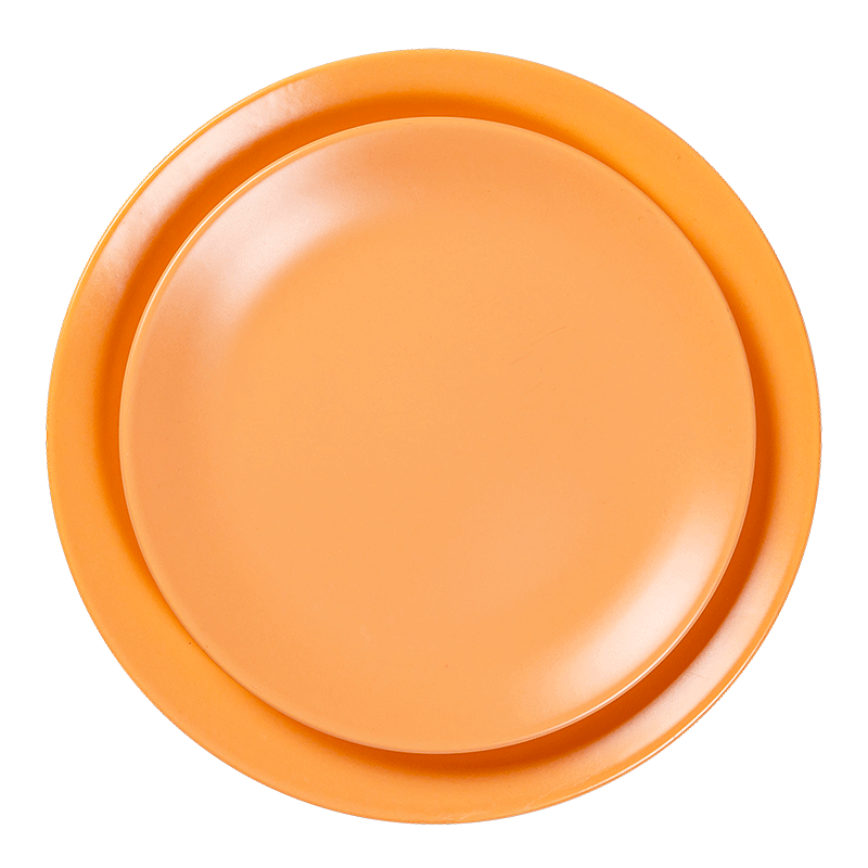 Plato llano Melocotón Ø 26 cm