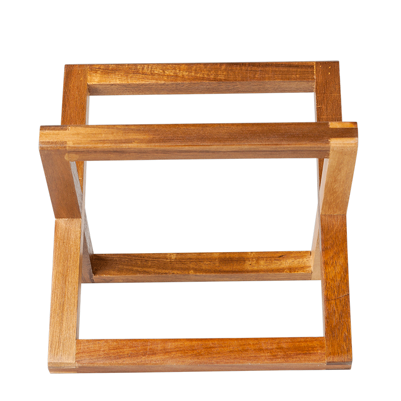 Realce madera natural 20 x 20 cm Alt 17,5 cm
