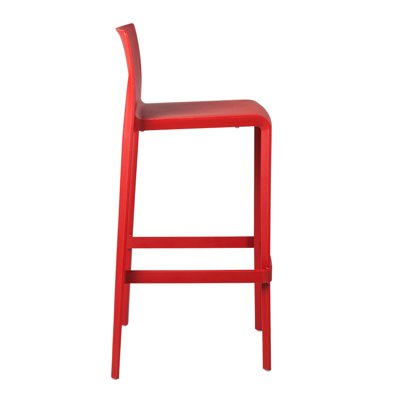 Silla alta Sila roja Alt. 100 cm