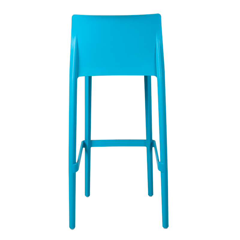 Silla alta Sila azul Alt. 100 cm