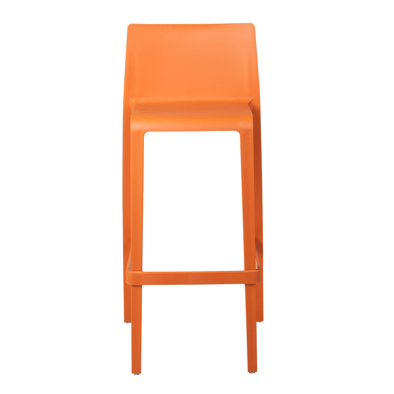 Silla alta Sila naranja Alt. 100 cm