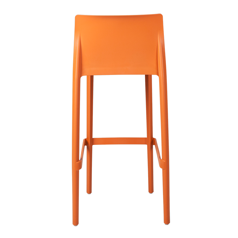 Silla alta Sila naranja Alt. 100 cm