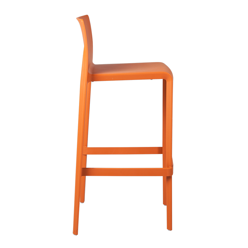 Silla alta Sila naranja Alt. 100 cm