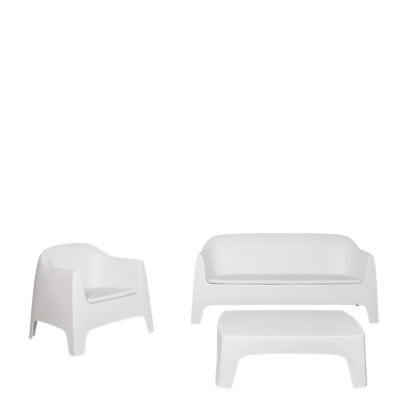 Sillón Lalisse blanco 84 x 122 cm Alt. 89 cm