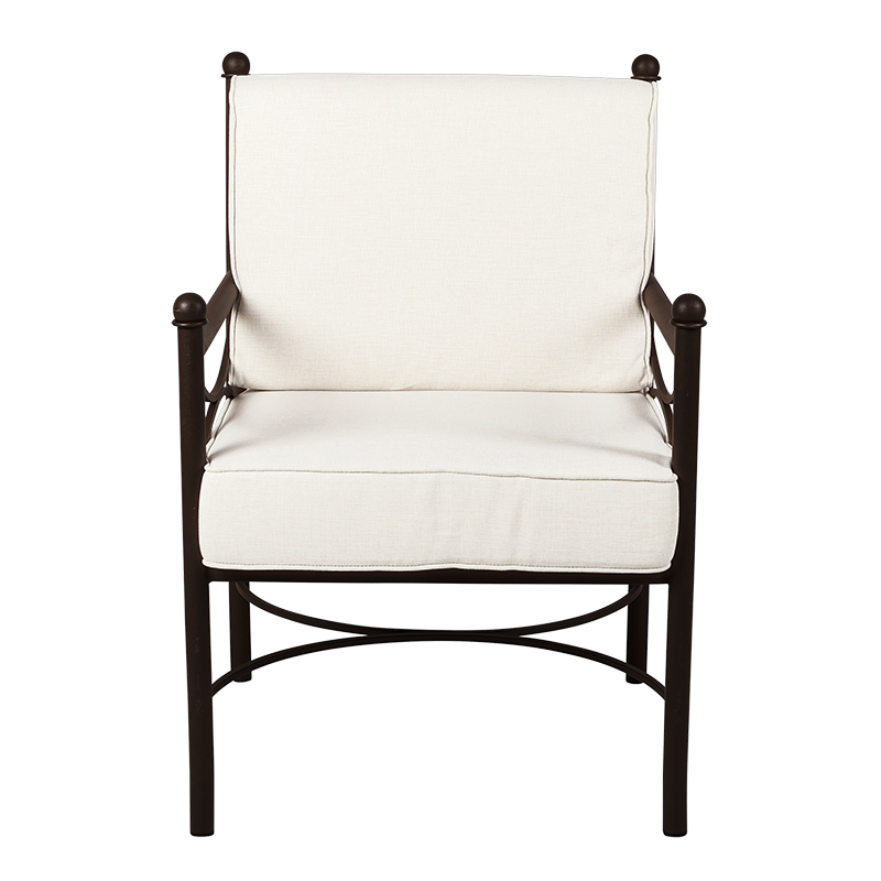 Sillón Toscana con cojín crudo 60 x 70 cm Alt 90 cm
