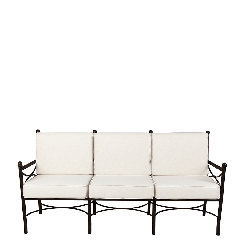 Alquiler Sofa Toscana con cojin crudo 70 x 176 cm Alt 90 cm Options