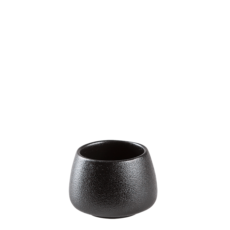 Vaso Tom negro Ø 6,5 cm alt. 4.5 cm 8 cl