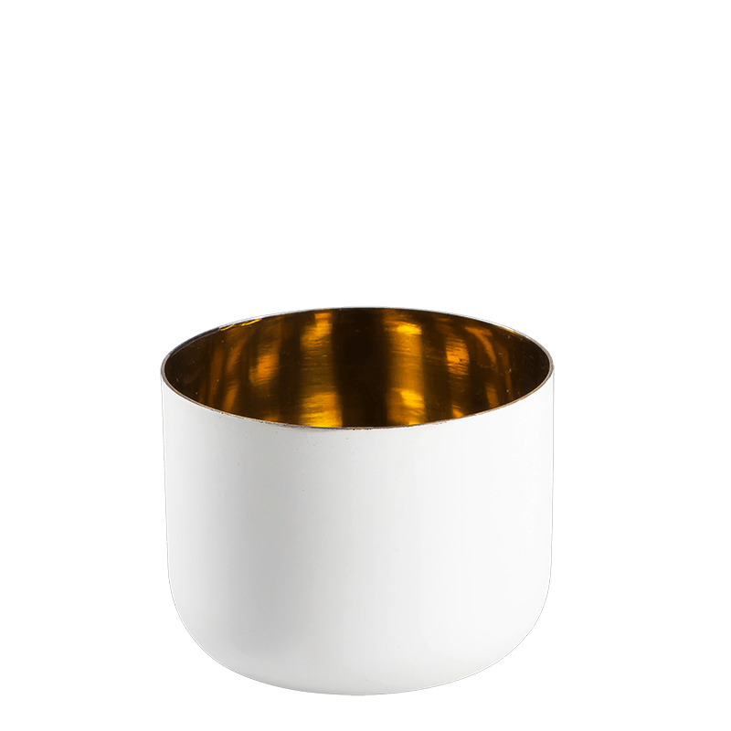 Portavela Day Gold Ø 7,5 cm – Alt. 6 cm