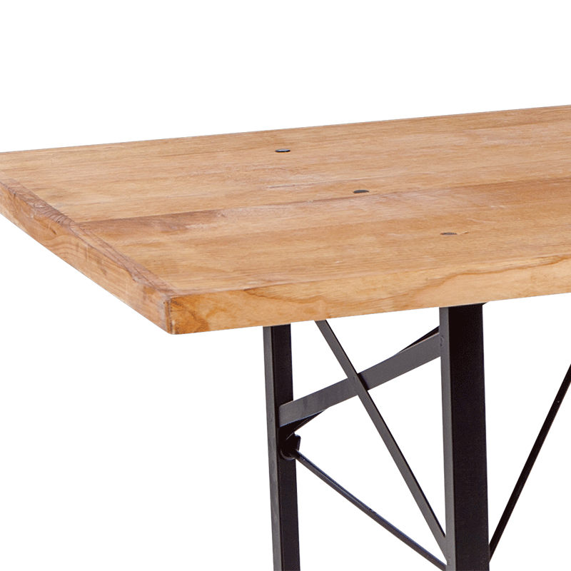 Mesa Wood rectangular 90 x 220 cm – Alt. 77 cm