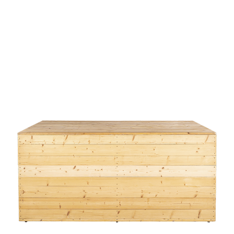 Buffet plegable Rústico Pacífico 100x200 cm Alt.92 cm - Plazo 48h