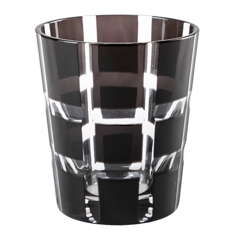 Vaso Mélodie negro Ø 8 cm Alt. 9 cm 24 cl