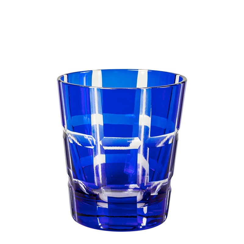 Vaso Mélodie azul Ø 8 cm Alt. 9 cm 24 cl