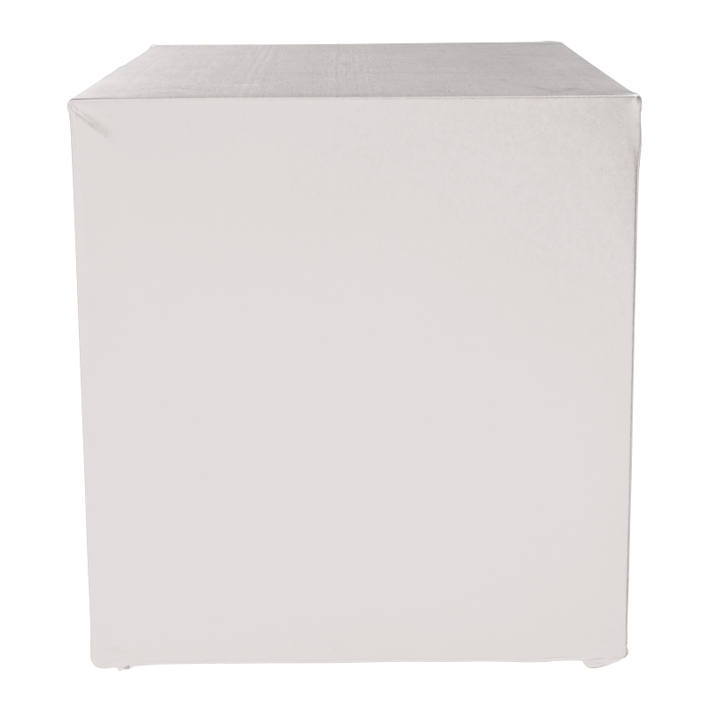 Buffet Cubo funda blanca 4 caras 100 x 100 cm Alt. 109 cm