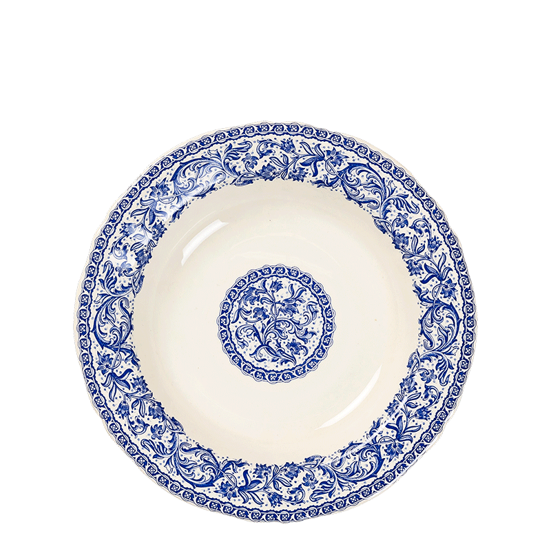 Plato hondo Gien azul Ø 23 cm