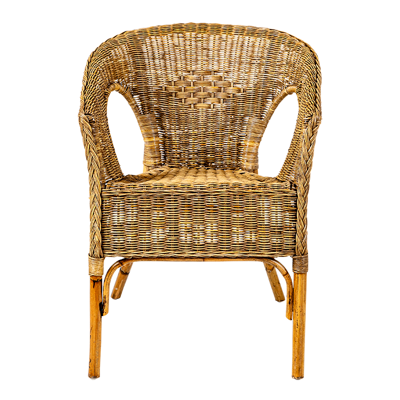 Sillón en mimbre