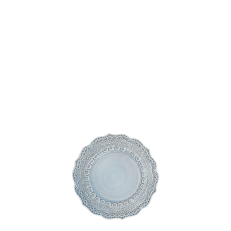 Plato de pan Encaje azul pastel Ø 15 cm