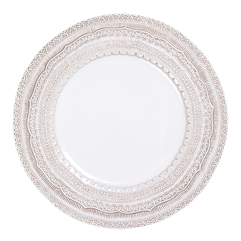 Plato de presentación Encaje crema Ø 33 cm