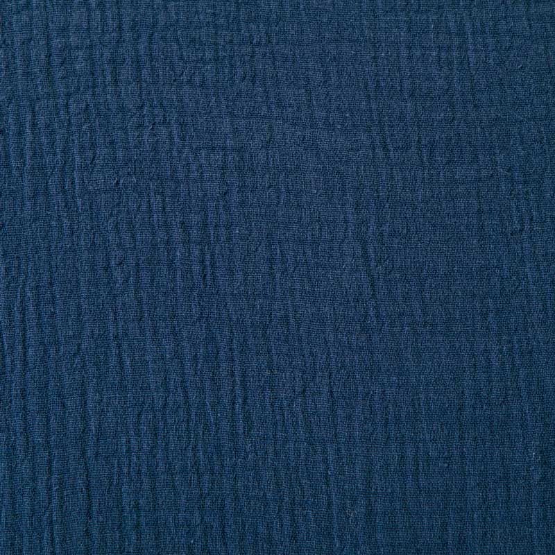 ML de gasa de algodón azul L 130 cm