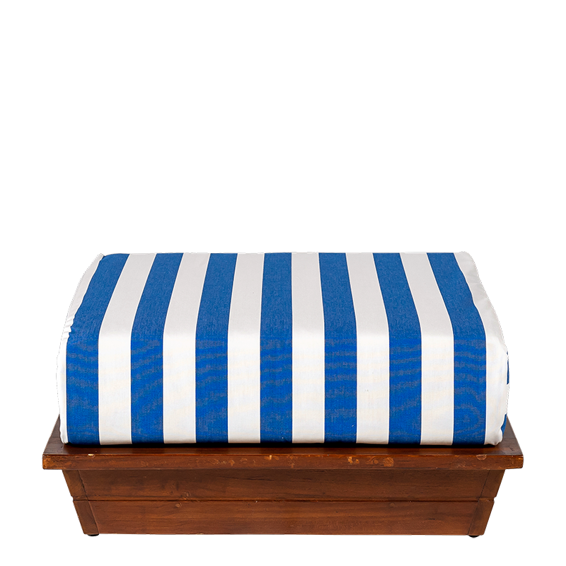 Puf Chill-out Beach Club Blue 76 x 76 Alt. 36 cm