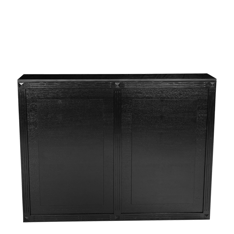 Barra plegable Cigare Club negro 55 x 150 cm Alt. 115 cm