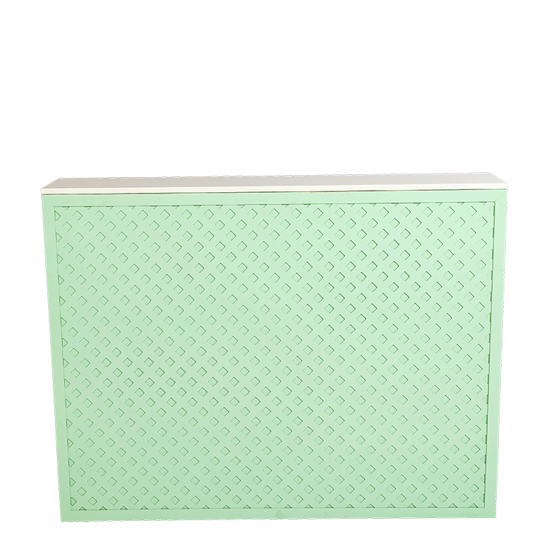Barra plegable Rejilla Verde 55 x 150 cm Alt. 115 cm