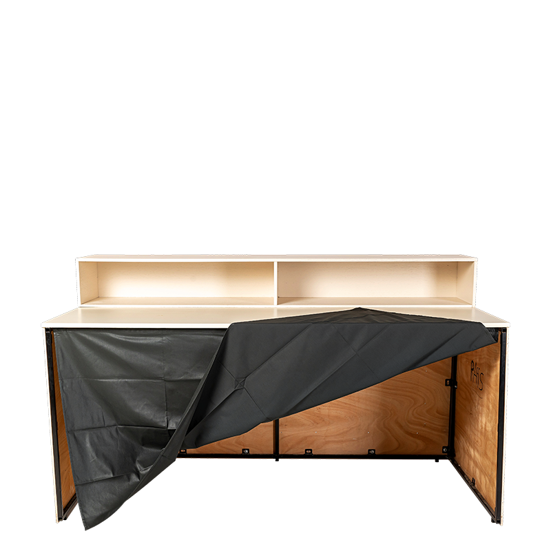 Barra Buffet Cigare Club beige 100 x 200 cm Alt. 110 cm