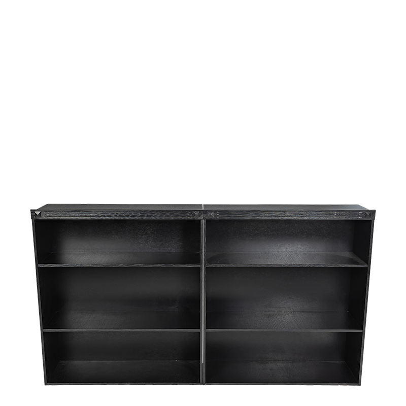 Estantería Cigare Club negro 40 x 80 cm Alt. 120 cm