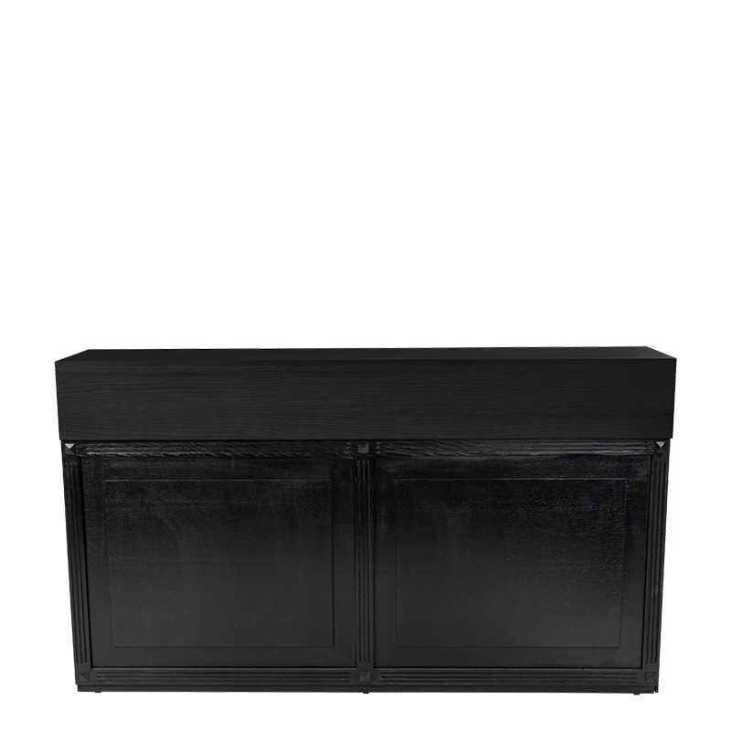 Bar Buffet Cigare Club negro 100 x 200 cm Alt 110 cm