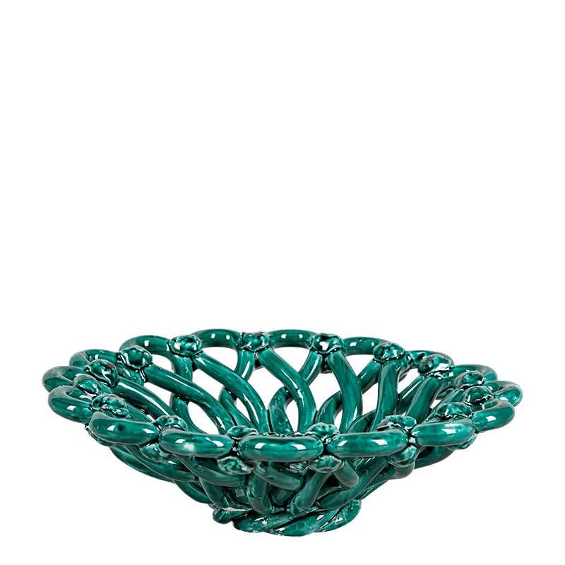 Cesta para fruta Vintage trenzada Ø 30-40 cm