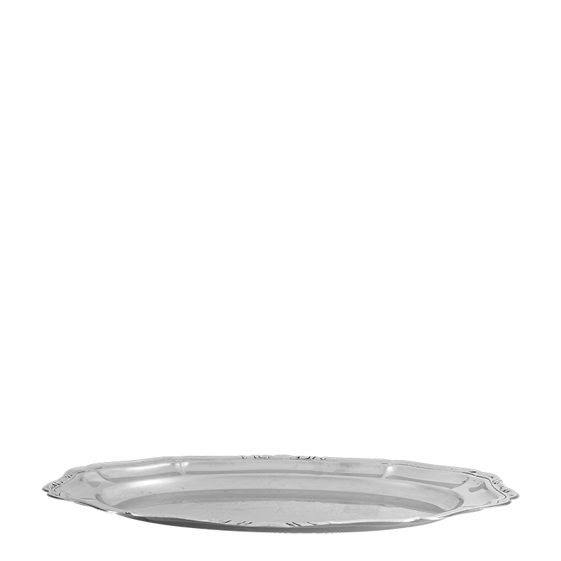 Fuente oval Vintage Inox