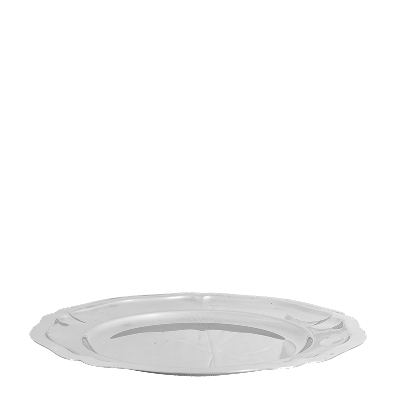 Plato redondo Vintage Inox
