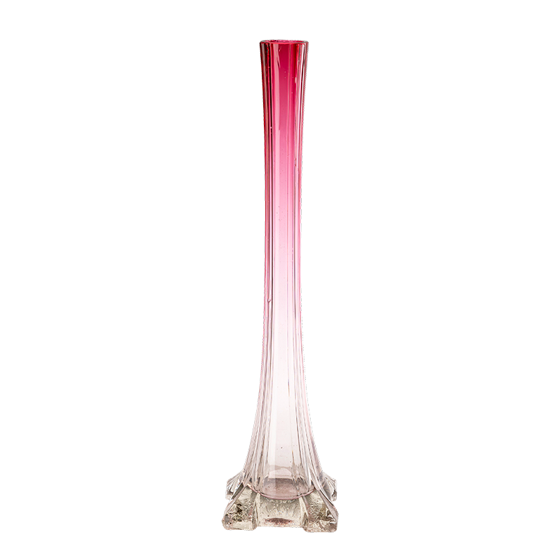 Jarrón grande Soliflore Vintage rosa, lila