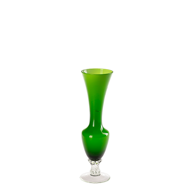 Jarrón pequeño Soliflore Vintage verde