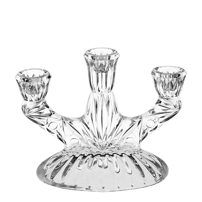 Candelabro Vintage de Cristal