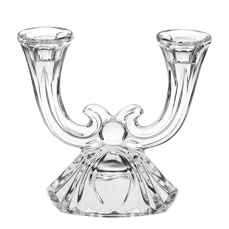 Candelabro Vintage de Cristal