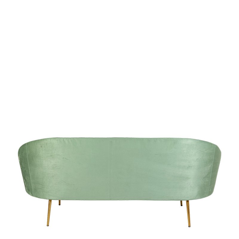 Sofá Sofia verde 83x190cm Alt. 76cm