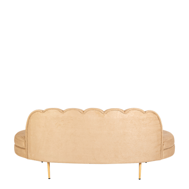 Sofá Bella beige 75x190cm Alt. 80cm