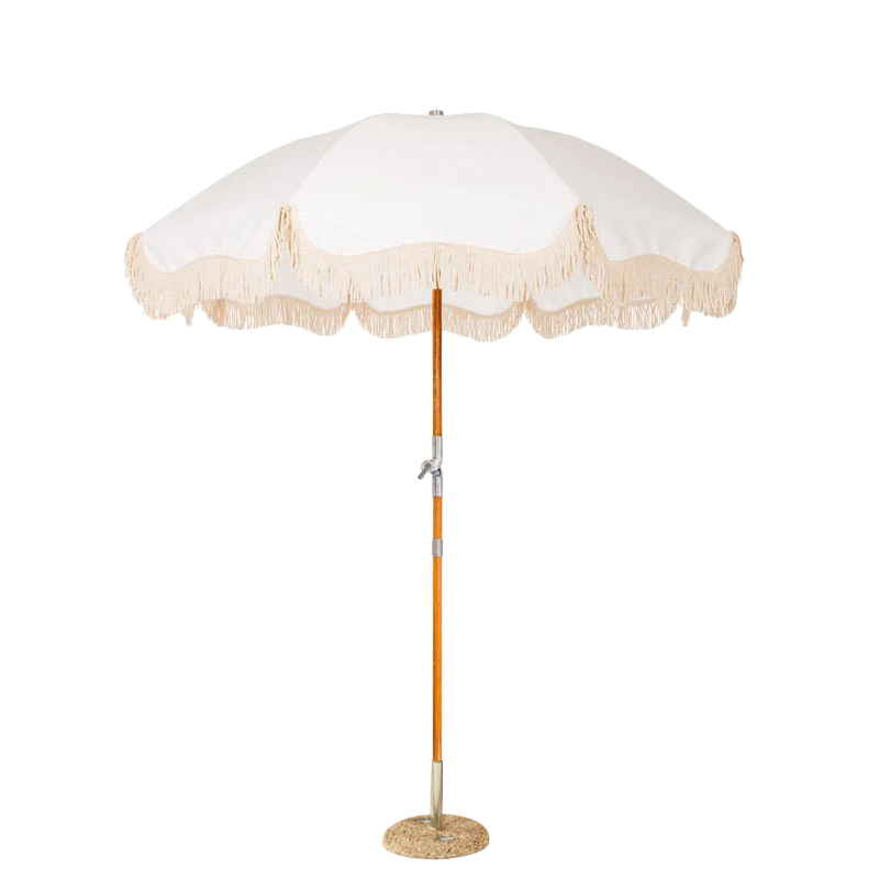 Sombrilla Capri Ø 183 cm H 213 cm + pie granito Ø 50 cm