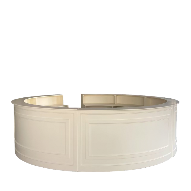 Barra circular Club Blanca Ø 360 cm L 60 cm H 107 cm