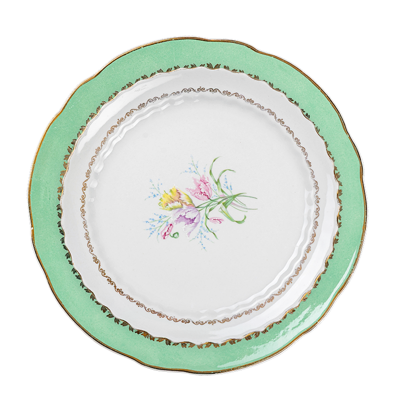 Platos Vintage con flores