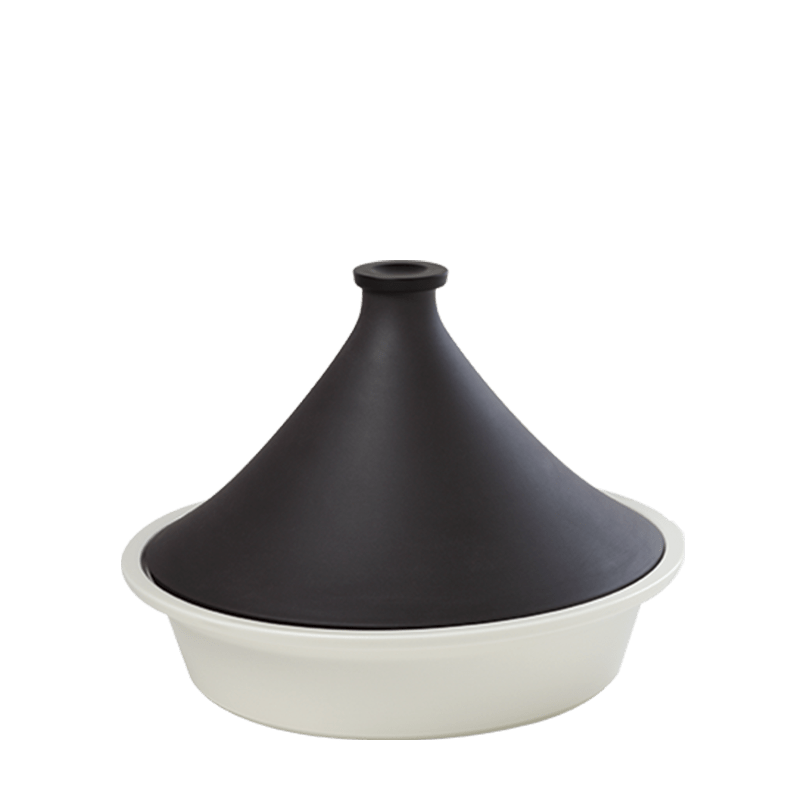 Cazuela tagín negro y blanco Ø 32 cm 300 cl