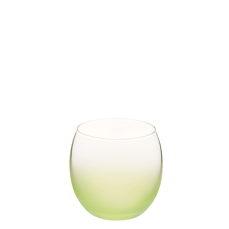 Burbuja escarchada verde manzana Ø 6.5 cm H 6.5 cm 15 cl