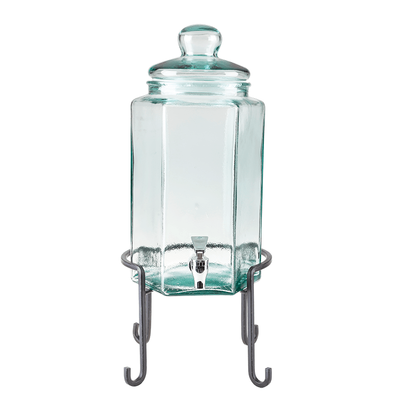 Bombona Vintage con grifo 20 x 17,5 cm H 40 cm 6,6 L sobre realce