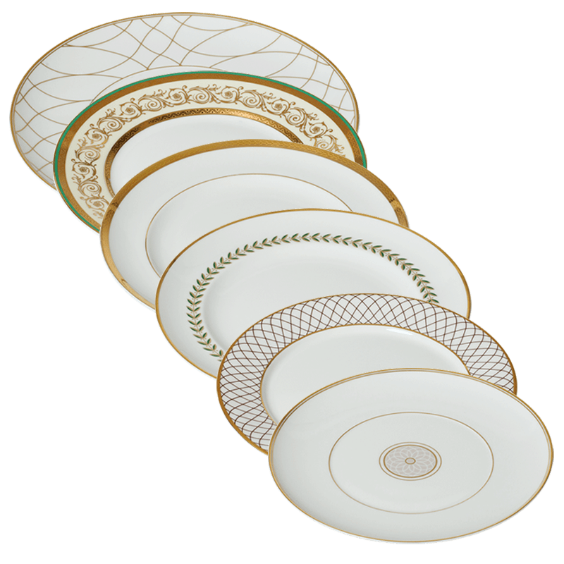 Platos Ribete oro